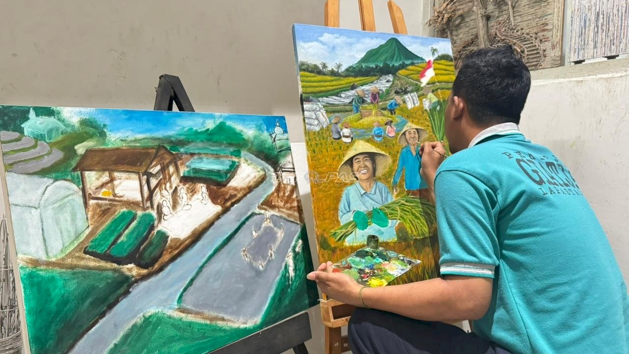 Ekspresi dari Balik Jeruji, Lapas Tangerang Ramaikan Lomba Lukis HBP Ke-62
