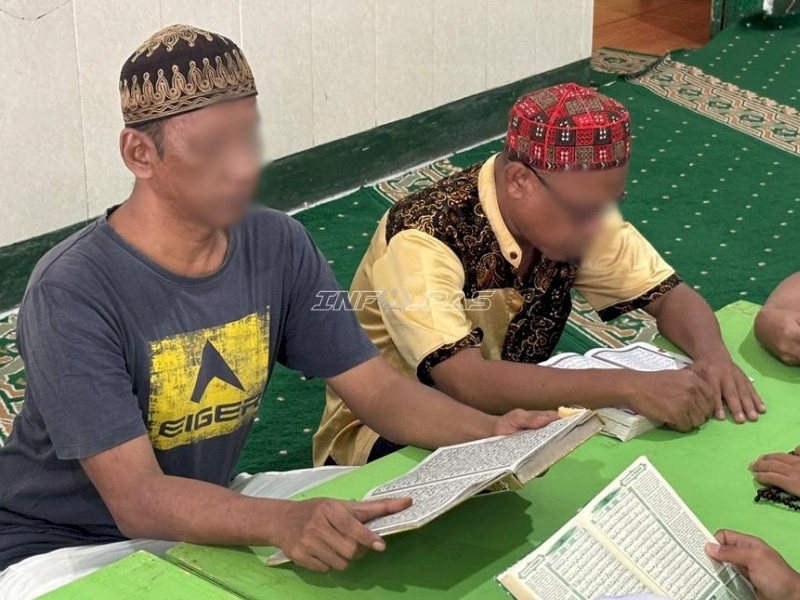 Sentuh Hati Warga Binaan, Lapas Banjarmasin Intensifkan Pembelajaran Al-Qur’an dan Salat Duha