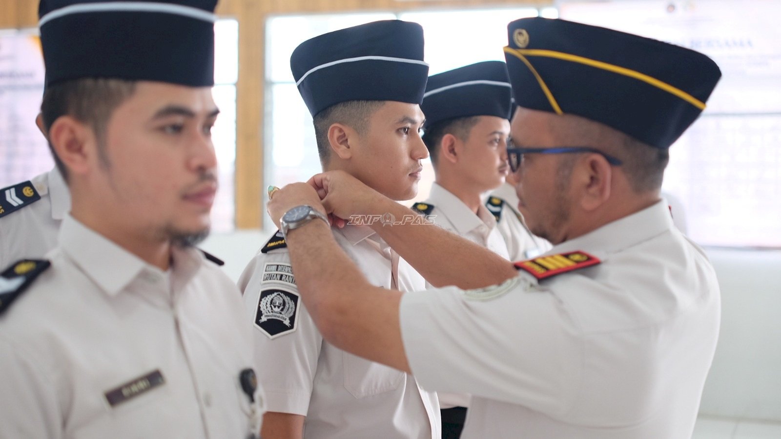 Rutan Rantau Sematkan Kenaikan Pangkat, Dorong Integritas Pegawai