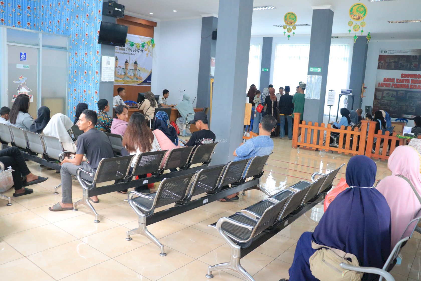 Pelayanan Prima Lapas Pemuda Madiun, Kunjungan Pascalebaran Tetap Ramai