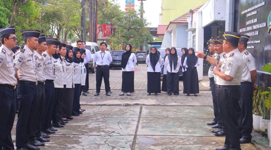 Perkuat Disiplin dan Integritas, Kakanwil Ditjenpas Kalsel Gelar Operasi Penegakan Disiplin dan Tertib
