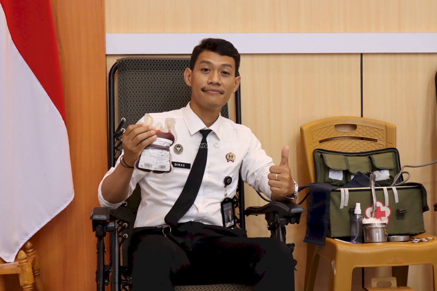 Sumbangkan Darah untuk Kemanusiaan, Lapas Ambon Berpartisipasi dalam Donor Darah Songsong HBP 