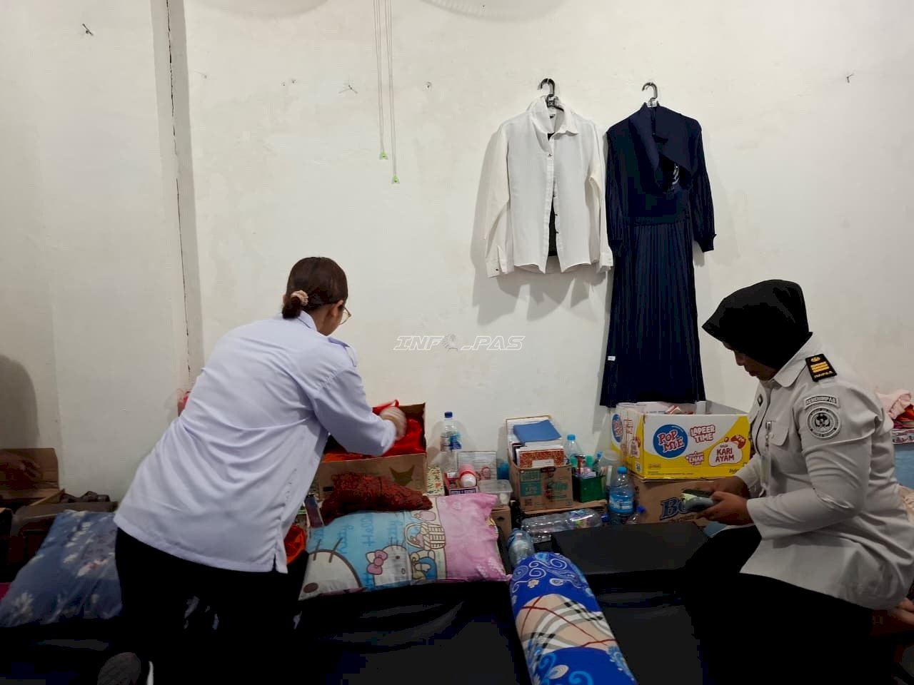 Komitmen Zero Halinar, Lapas Perempuan Ambon Gelar Razia dan Tes Urine