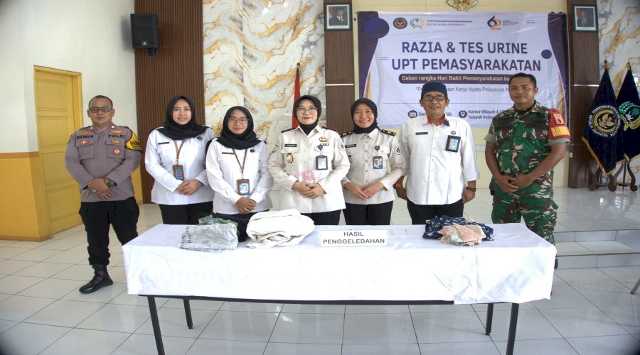 Sinergi Berantas Narkoba, Rutan Perempuan Surabaya Gandeng APH Gelar Razia dan Tes Urine
