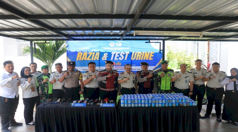 Gandeng TNI-Polri, Lapas Pemuda Madiun Perkuat Komitmen Bersih Halinar