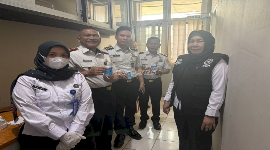 Bapas Jambi Gandeng BNNP Jambi, 63 Petugas Jalani Tes Urine 