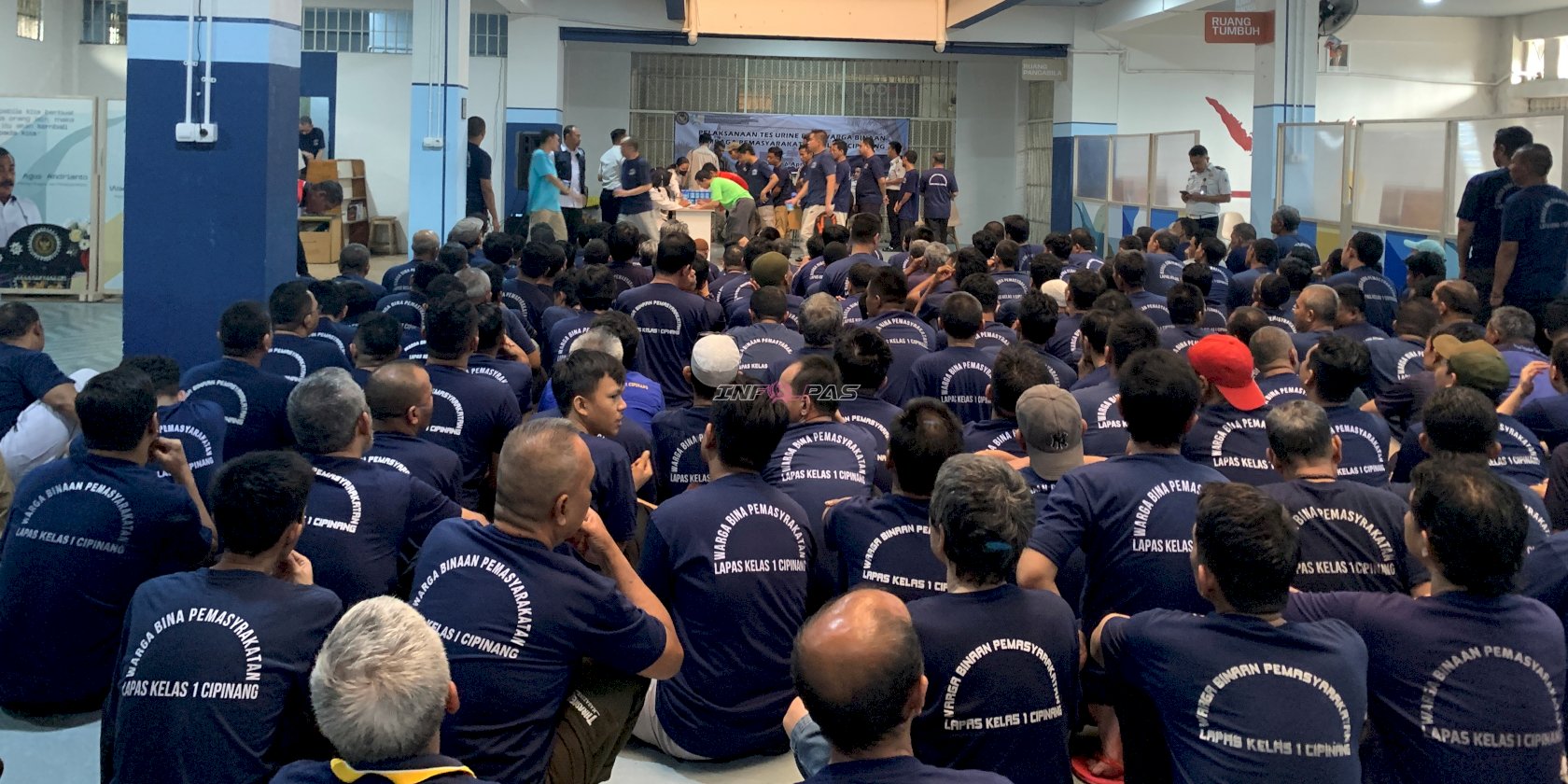 Lapas Kelas I Cipinang Tegaskan Zero Halinar melalui Tes Urine Massal Jelang HBP Ke-62