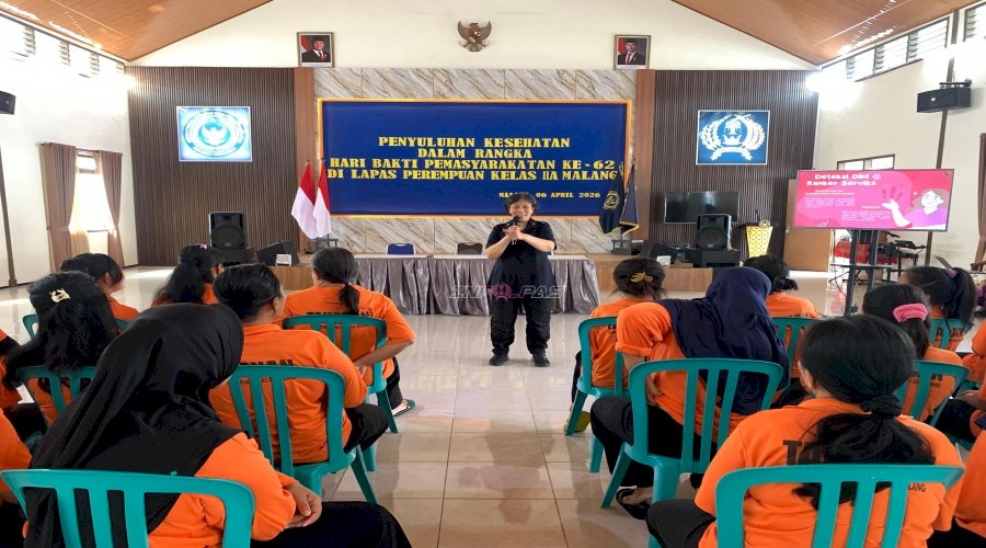 Lapas Perempuan Malang Gelar Penyuluhan Kanker Serviks dan Payudara bagi Warga Binaan