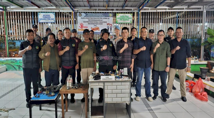Razia Malam, Lapas Pangkalpinang Tegakkan Disiplin dan Bangun Kepercayaan Publik
