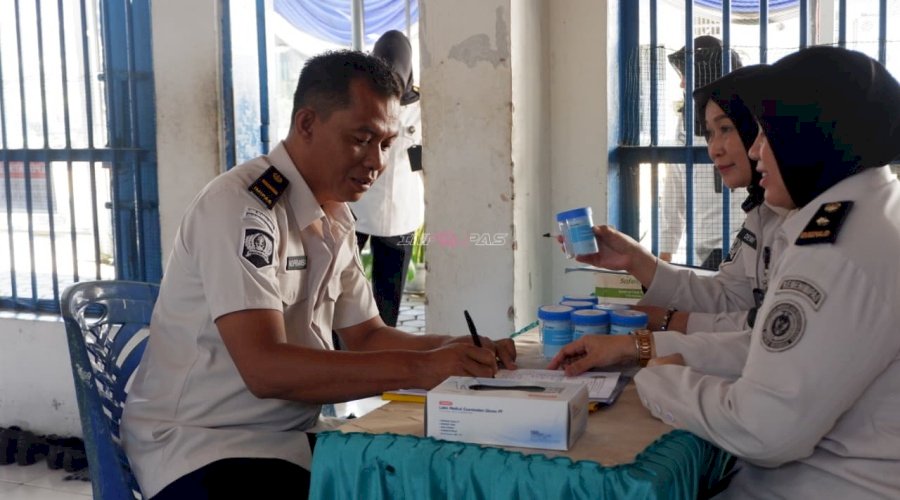 Lapas Perempuan Palembang Gelar Tes Urine Massal, Perkuat Komitmen Bebas Narkoba 