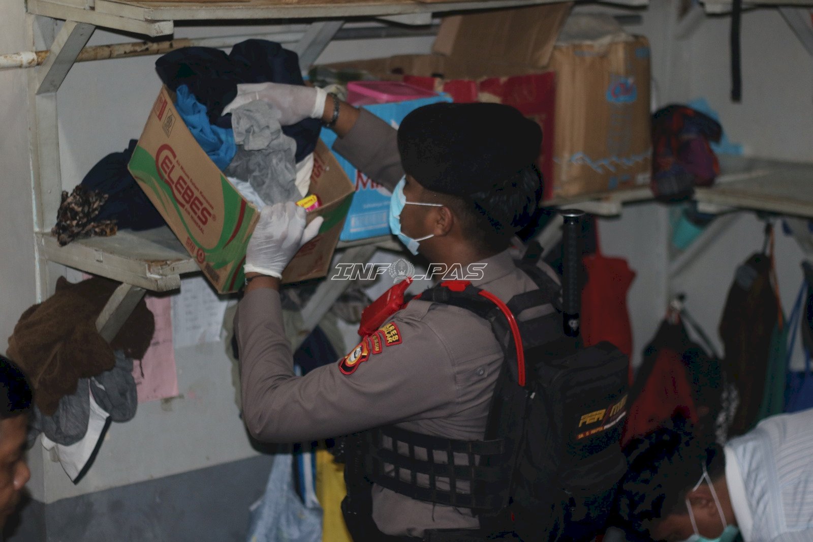 Lapas Takalar Gandeng TNI-Polri Gelar Razia dan Tes Urine