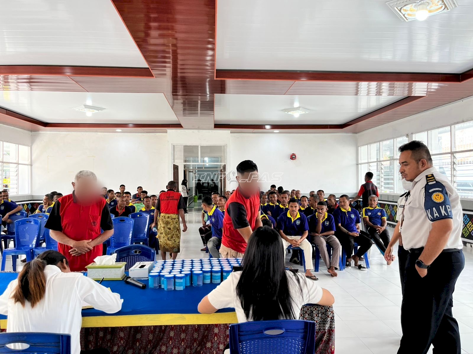Sambut HBP Ke-62, Rutan Kefamenanu Gandeng Polres TTU Gelar Tes Urine Massal