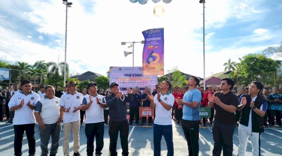 Semarak dan Penuh Warna, Lapas Banjarmasin Buka Pekan Olahraga dan Seni Sambut HBP Hari Ke-62