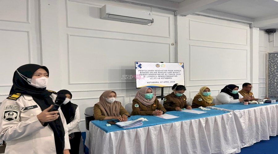 Sinergi Lapas Kotabaru dengan Dinkes dan Puskesmas, Warga Binaan Dapat Penyuluhan Kesehatan