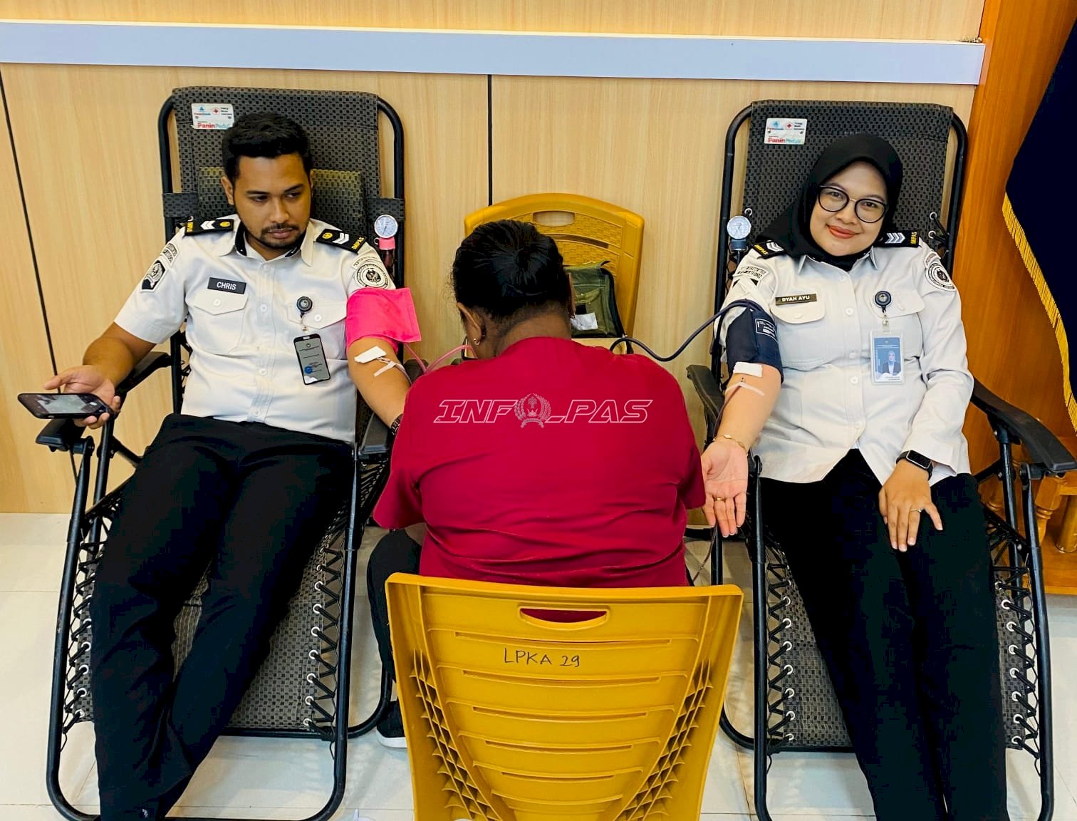 Wujudkan Kepedulian Sosial, Lapas Perempuan Ambon Ikuti Donor Darah Sambut HBP Ke-62