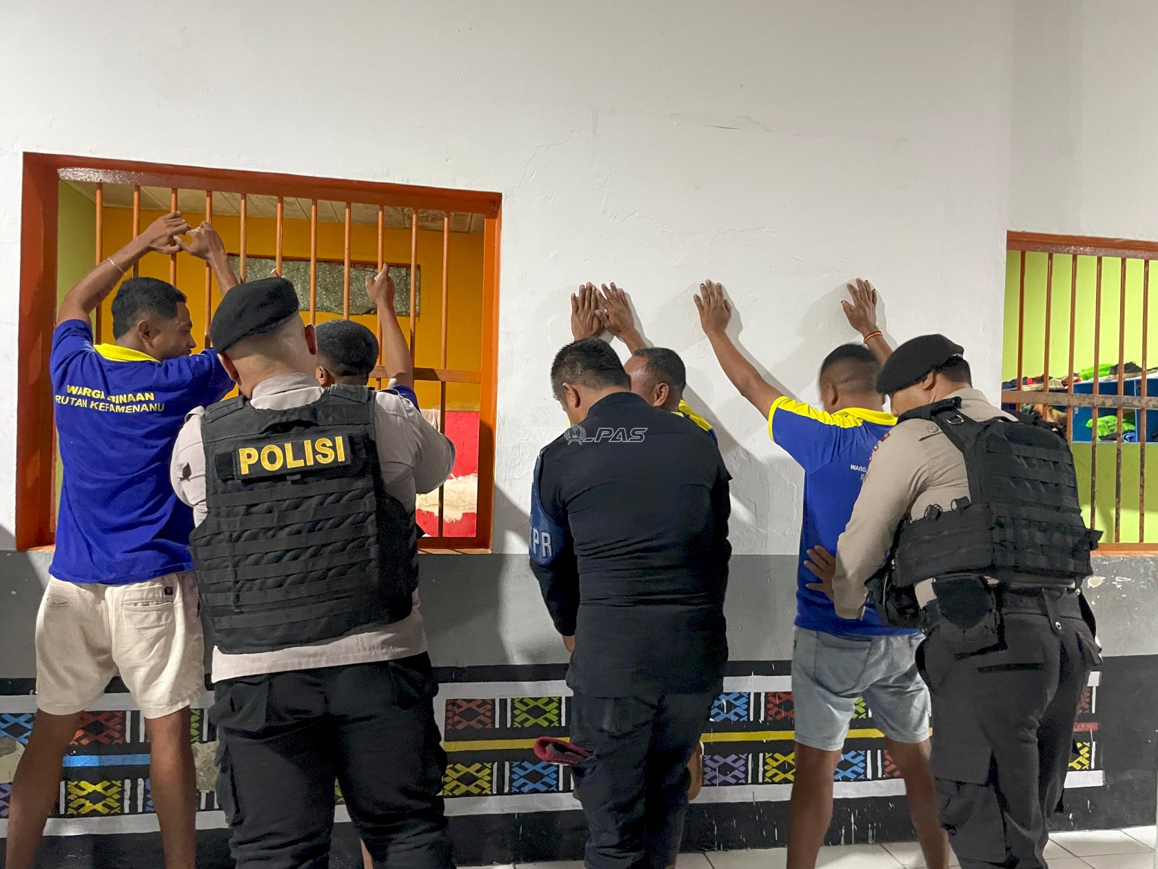 Rutan Kefamenanu Gandeng Polres TTU Geledah Blok Hunian Jelang HBP ke-62