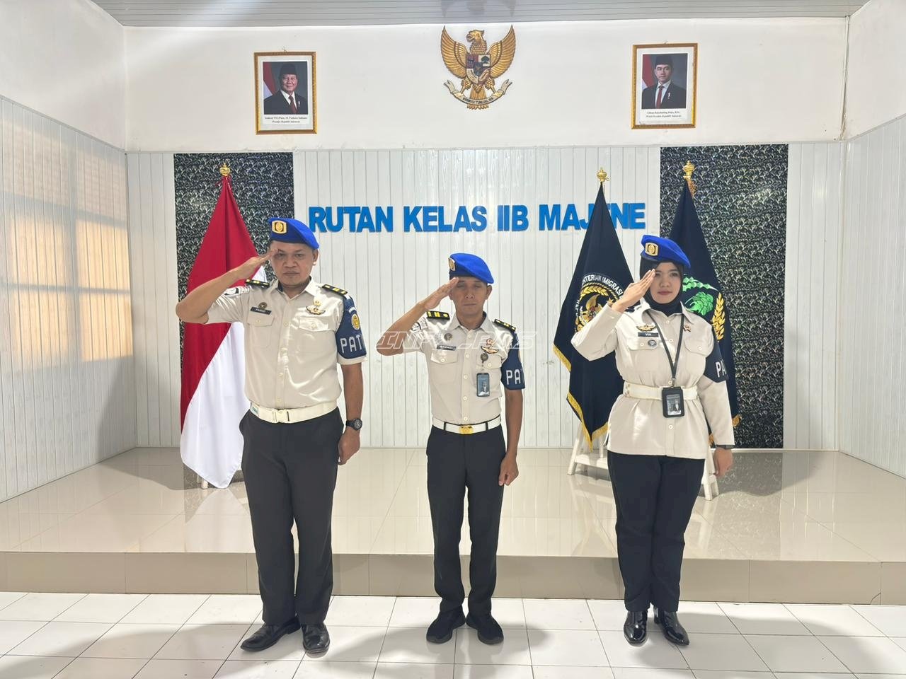 Perkuat Pengawasan Internal, Rutan Majene Ikuti Pengukuhan Satops Patnal