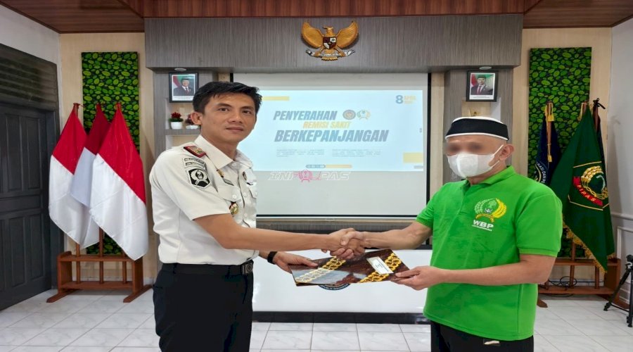 Lapas Tanjungpandan Berikan Remisi Sakit Berkepanjangan kepada Warga Binaan