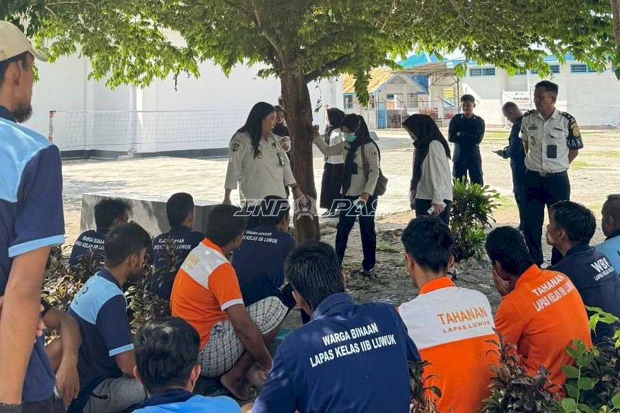Sehat tanpa Risiko, Lapas Luwuk Edukasi Warga Binaan Cegah Penyakit Menular