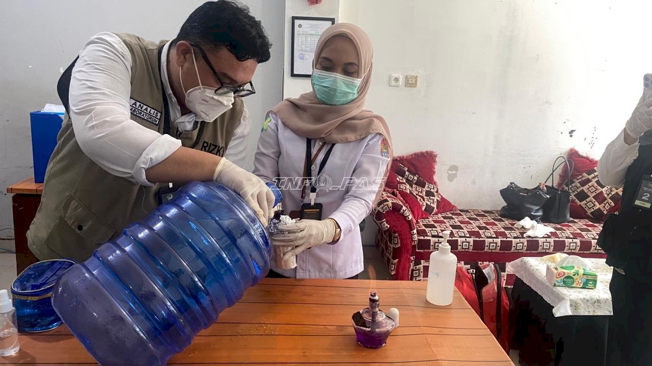Sehat di Balik Jeruji, Lapas Luwuk Uji Kualitas Air dan Makanan Warga Binaan