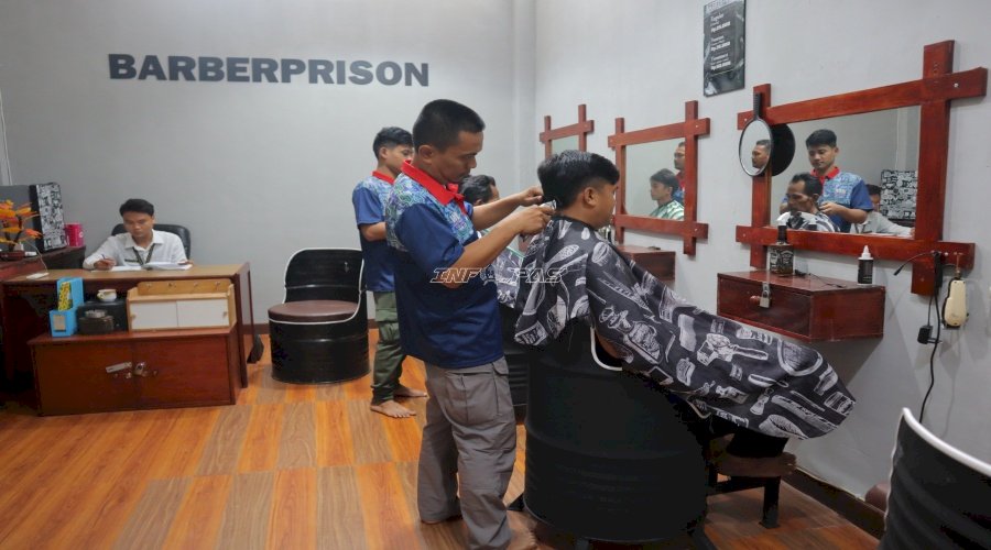 Lewat Barbershop, Lapas Kelas I Tangerang Cetak Warga Binaan Siap Saing