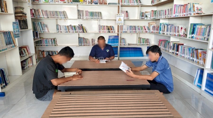 Perpustakaan Lapas Banjarmasin Jadi Ruang Produktif, Warga Binaan Antusias Membaca