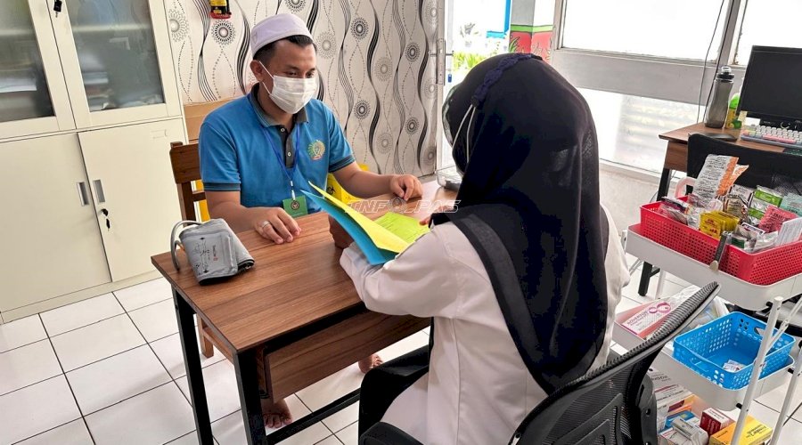 Rutan Rantau Laksanakan Pemeriksaan Kesehatan Warga Binaan, Wujud Pemenuhan Layanan Medis