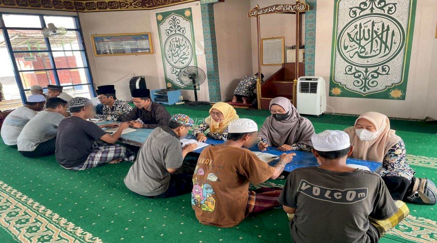 Sinergi dengan Kemenag, Rutan Marabahan Tingkatkan Kemampuan Baca Al-Qur’an Warga Binaan 