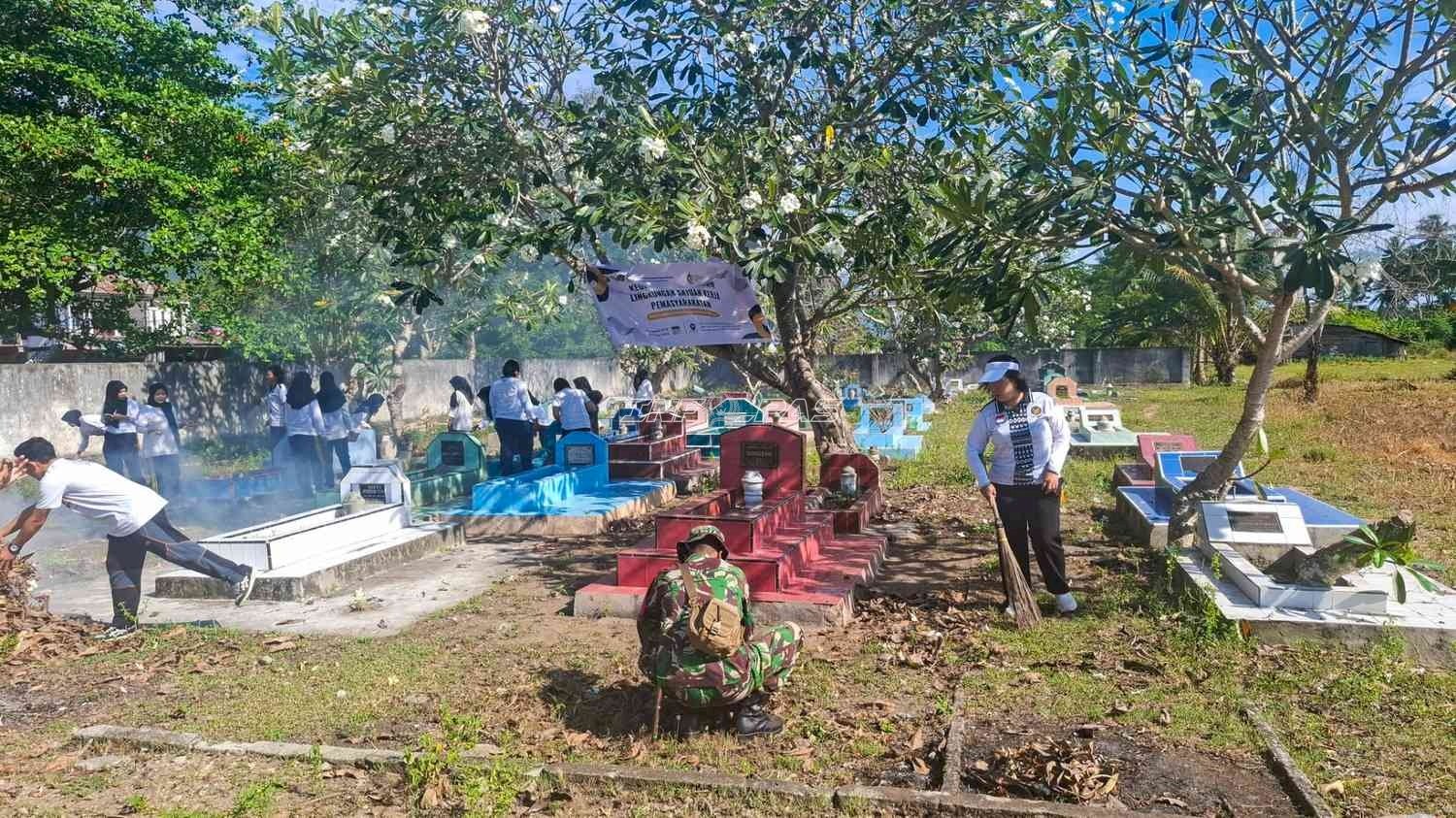 Aksi Bersih Lingkungan Jadi Cara Lapas Perempuan Palu Rayakan HBP Ke-62