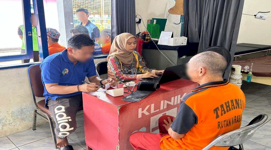 Rutan Marabahan Gandeng Puskesmas, Hadirkan Layanan Kesehatan Rutin bagi Warga Binaan