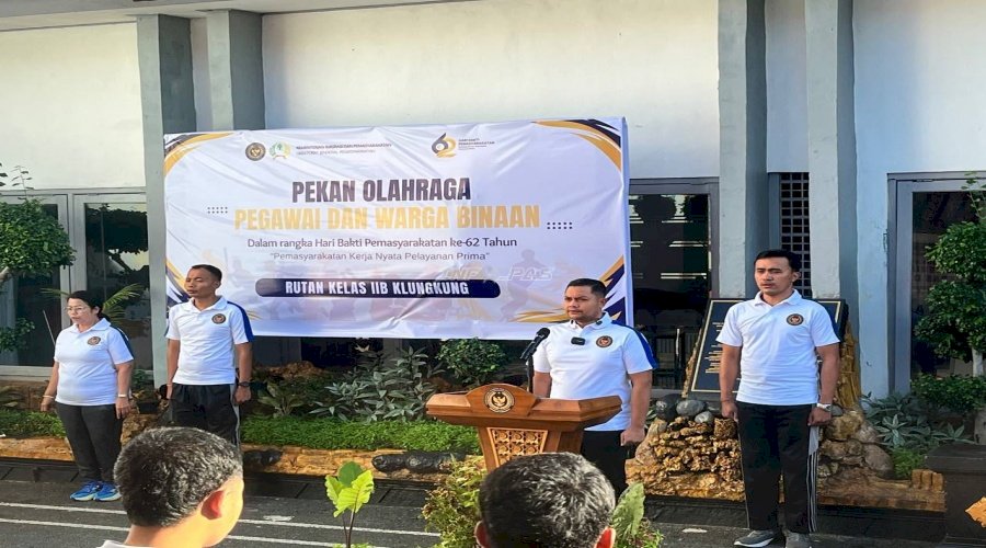 Pekan Olahraga Rutan Klungkung, Tingkatkan Kesehatan serta Pererat Keharmonisan Petugas dan Warga Binaan