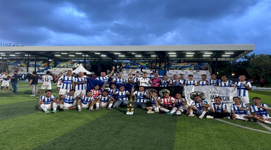 Korwil Madiun Sabet Juara 2 Turnamen Mini Soccer Hari Bakti Pemasyarakatan Ke-62