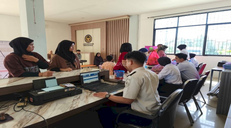 Lapas Batulicin Optimalkan Layanan Kunjungan dan Penitipan Barang Warga Binaan