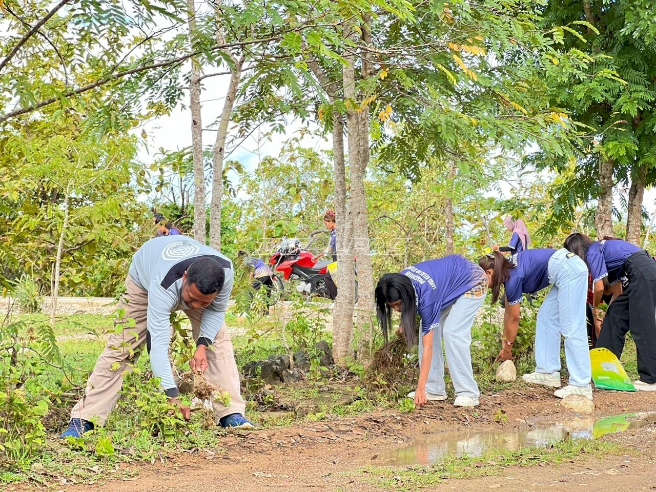 Sambut HBP Ke-62, Lapas Atambua Gelar Aksi Bersih Fasilitas Umum