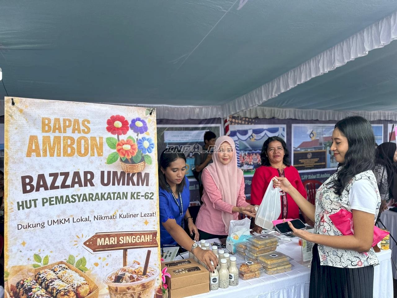 Bapas Ambon Promosikan Karya Klien di Bazar UMKM Pemasyarakatan Maluku
