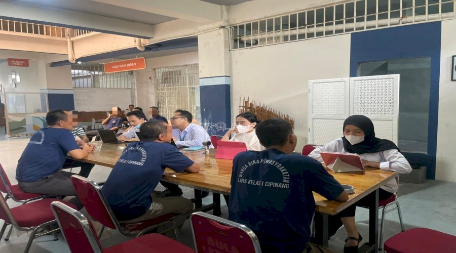 Tahap Awal Pembinaan, Ratusan Warga Binaan Baru Lapas Kelas I Cipinang Jalani Asesmen Psikologi
