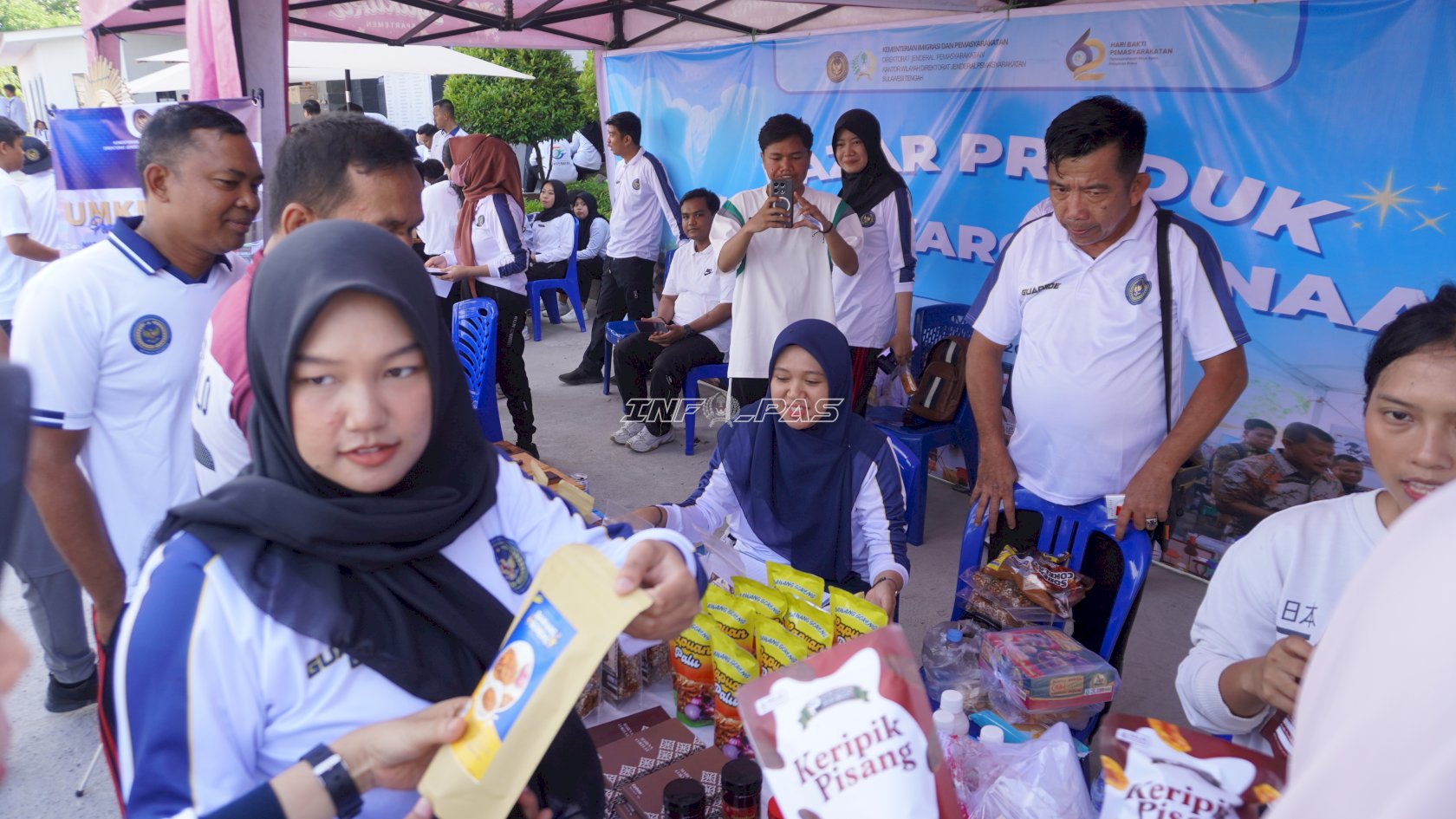 Pamer Hasil Pembinaan, anwil Ditjenpas Sulteng Kampanyekan Cinta Produk Narapidana Jelang HBP Ke-62