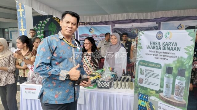 Bazar HBP Ke-62, Lapas Namlea Pamerkan Produk Khas Pulau Buru