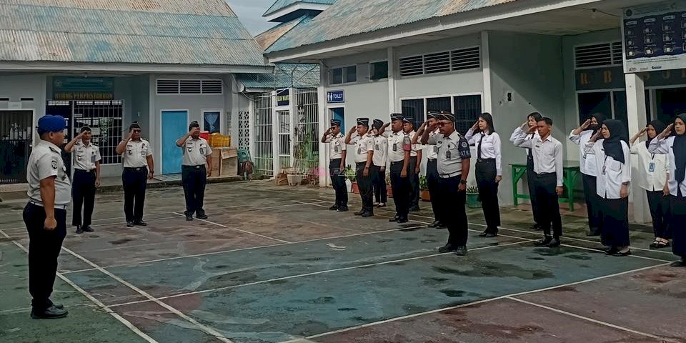 Satops Patnal Lapas Tolitoli Gelar Apel Kepatuhan dan Pemeriksaan HP Petugas