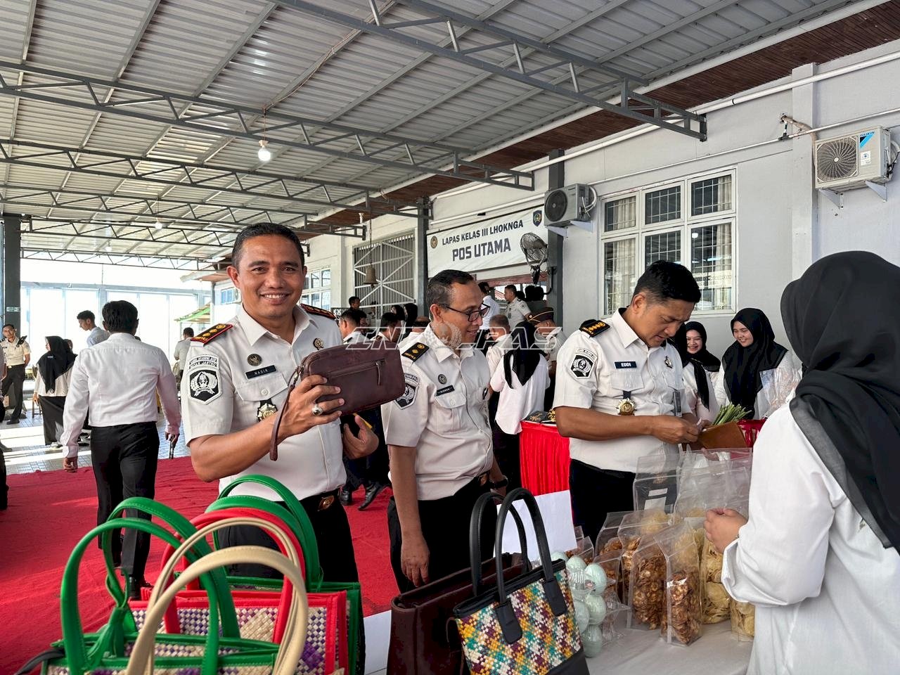 Banjir Peminat! Produk Karya Warga Binaan Aceh Laris Manis di Bazar HBP Ke-62