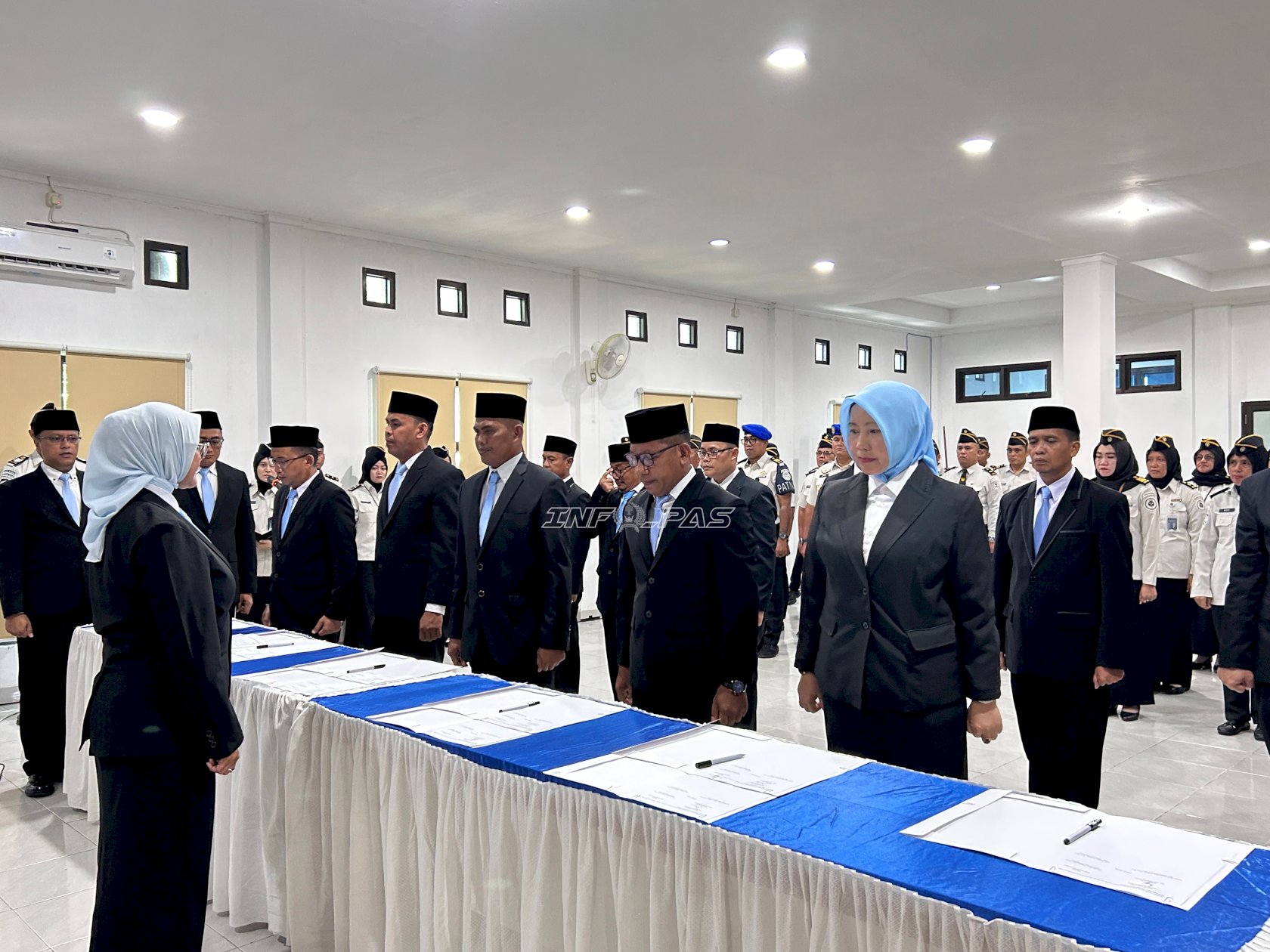 Hadiri Pelantikan Pejabat, Lapas Tanjungpandan Dukung Penguatan Organisasi