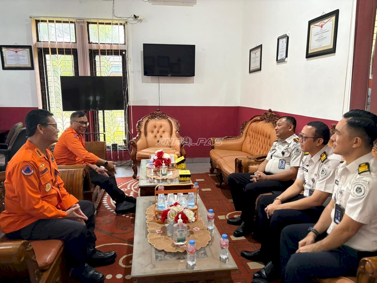 Antisipasi Risiko Kemarau, Lapas Narkotika Karang Intan Koordinasi dengan BPBD Banjar