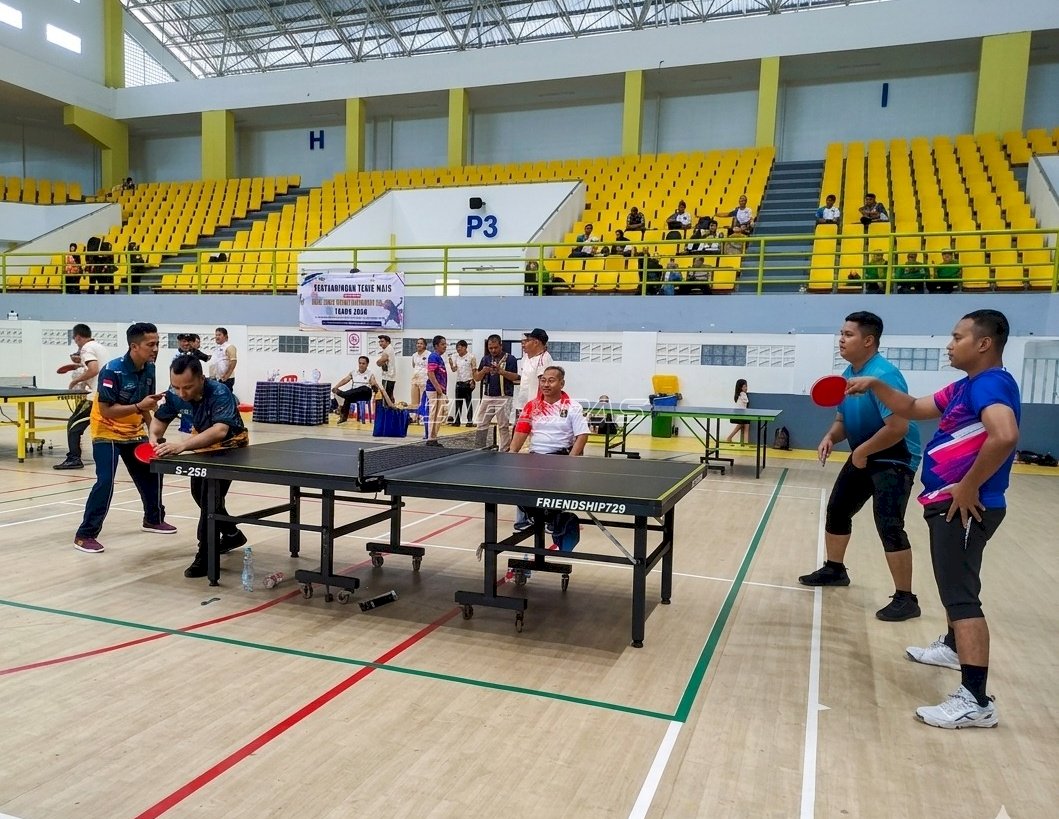 Tampil Solid, Lapas Tanjung Juara 1 Tenis Meja HBP Ke-62 Kanwil Ditjenpas Kalsel