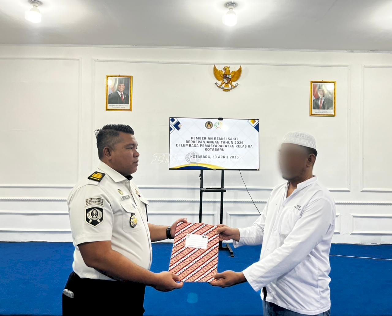 Lapas Kotabaru Beri Remisi Sakit Berkepanjangan, Penuhi Hak Warga Binaan