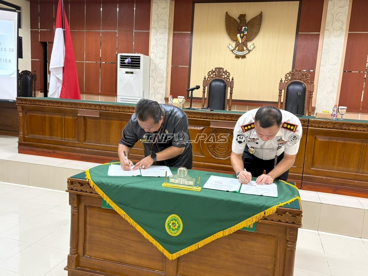 Lapas Narkotika Karang Intan dan PN Martapura Sepakati PKS Pendidikan dan Layanan Sidang