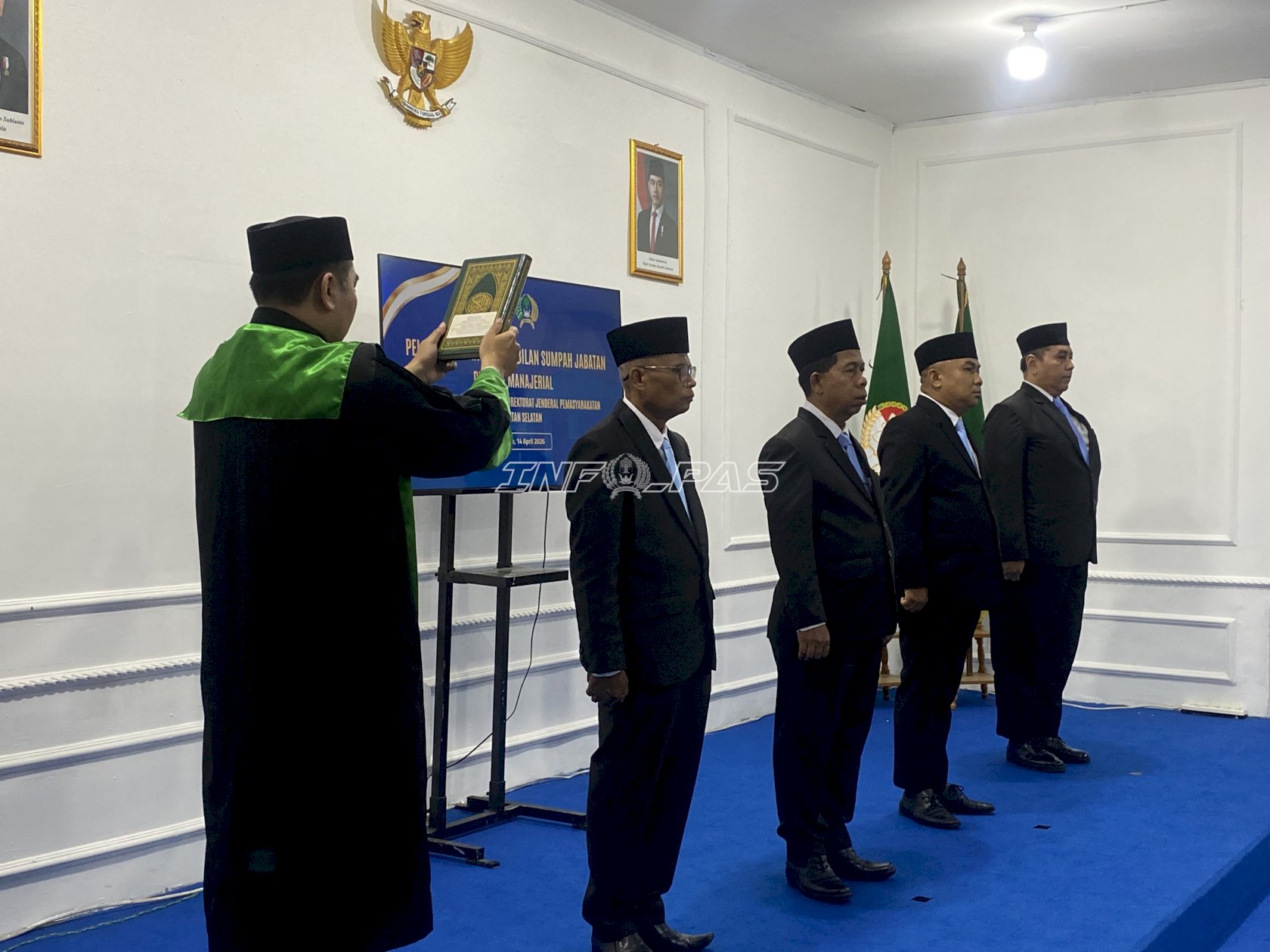 Empat Pejabat Lapas Kotabaru Resmi Dilantik, Siap Emban Amanah dan Tugas Baru