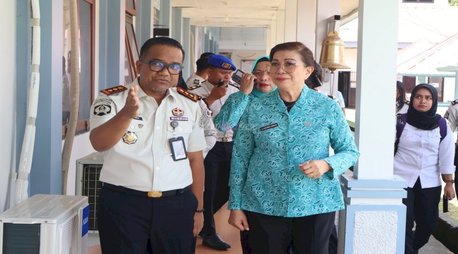 Kreativitas Anak Binaan LPKA Ambon Bersinar dalam Kunjungan Tim Penggerak PKK Prov. Maluku