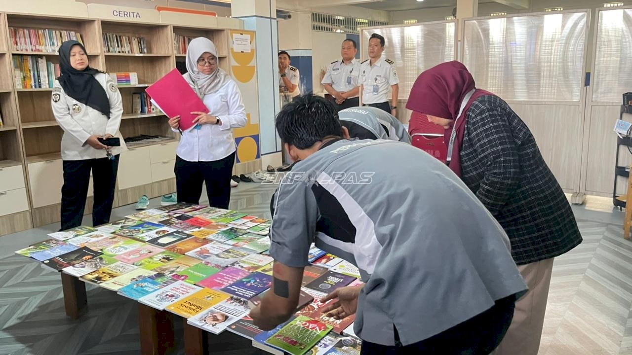 Lapas Cipinang Jalani Uji Petik BPK, Pastikan Bantuan Buku Perpusnas Tepat Guna