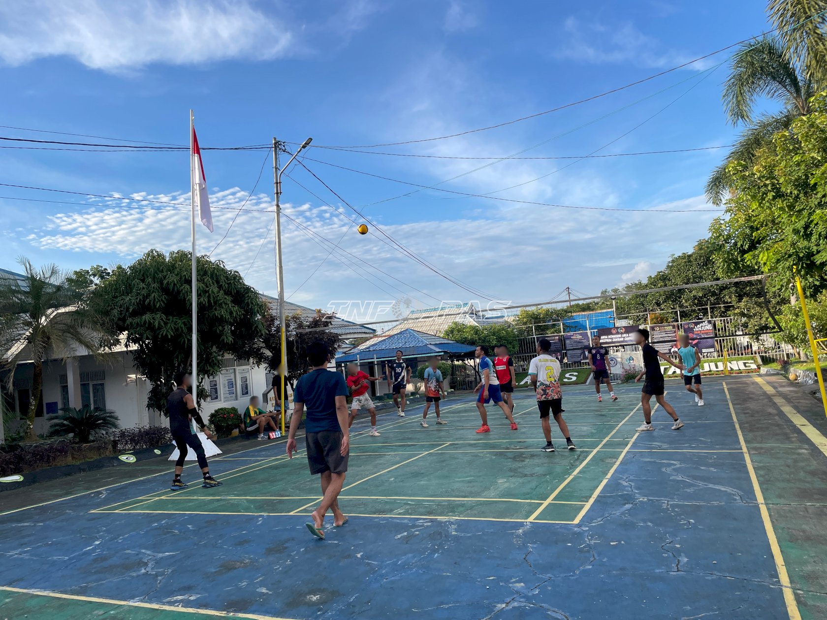 Lapas Tanjung Tingkatkan Pembinaan Kepribadian Warga Binaan lewat Voli