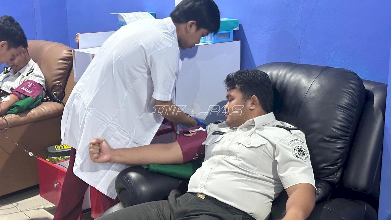 Rutan Pelaihari Gelar Donor Darah HBP, Perkuat Aksi Kemanusiaan